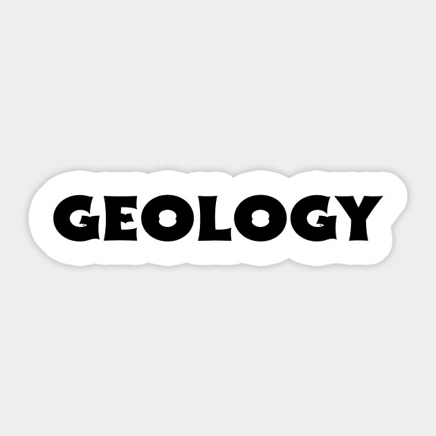 Geology Sticker by Chemis-Tees